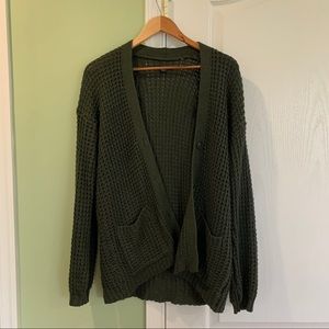 AE Olive Green Cardigan